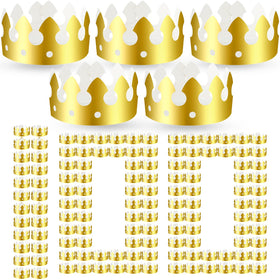 Crtiin gold crowns in multiple shapes for vibrant party photos