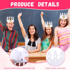 Crtiin odorless, safe paper crowns ensure comfortable wear during celebrations