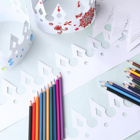 Crtiin thick sturdy cardstock crowns resist tearing for party use