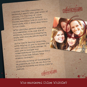 Cryptic Killers case file evidence items present rich clues for investigation.