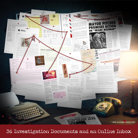 Cryptic Killers crime scene reports providing authentic context for deduction