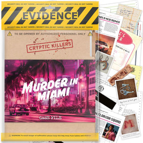 Cryptic Killers Miami Madman evidence in the case file for immersive sleuthing