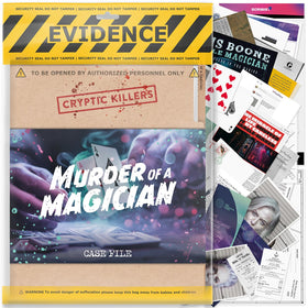 Cryptic Killers murder-magic-show case file invites immersive detective play for fans