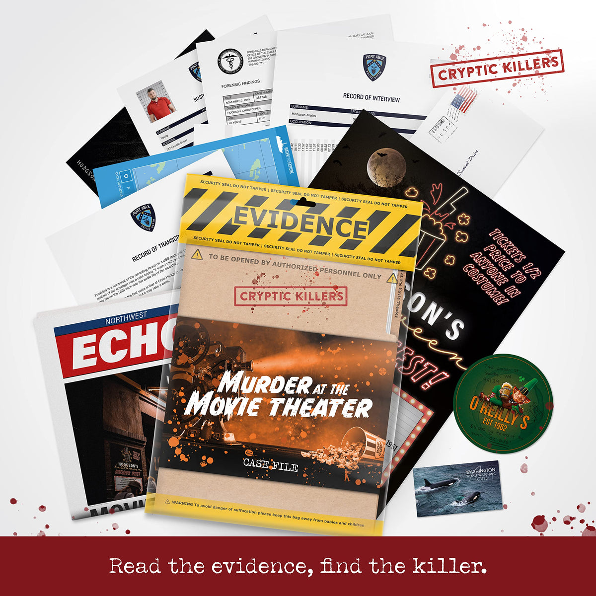 Cryptic Killers Suspect Profiles — detailed personas spark discussion and theories.