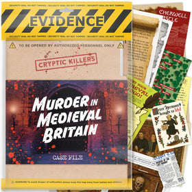 Cryptic Killers unsolved murder game cover offers an immersive mystery experience.