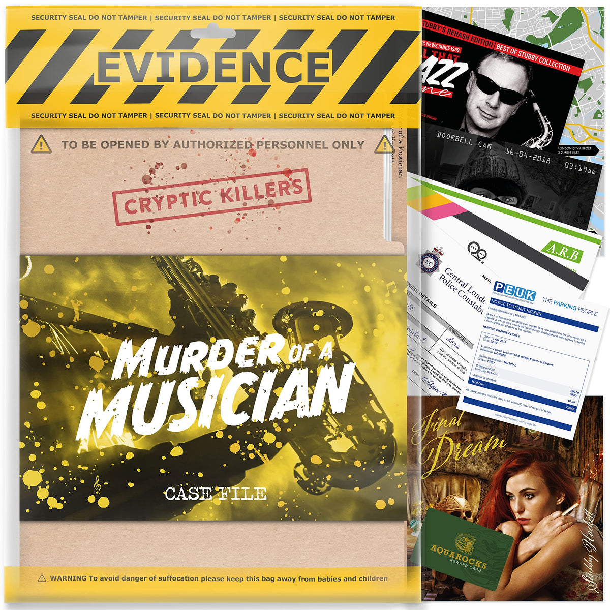 Cryptic Killers unsolved murder music studio scene reveals clues for a musician's case.