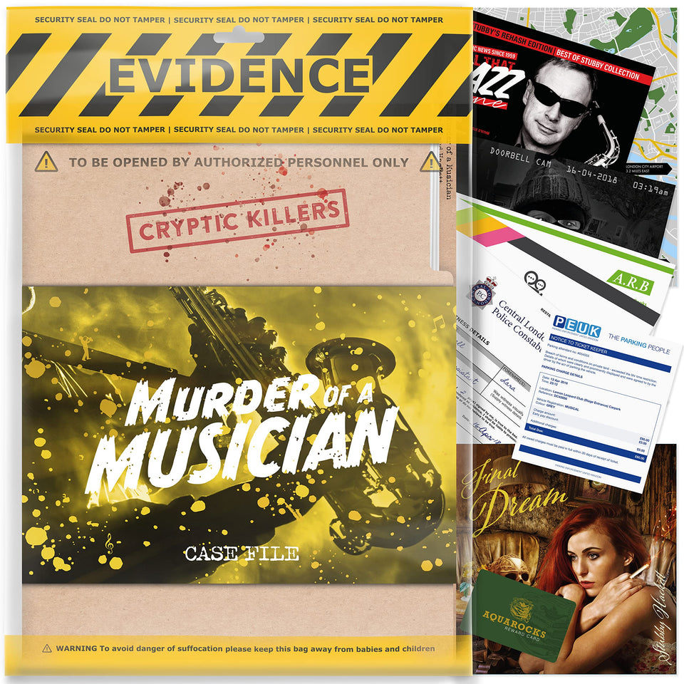 Cryptic Killers unsolved murder music studio scene reveals clues for a musician's case.