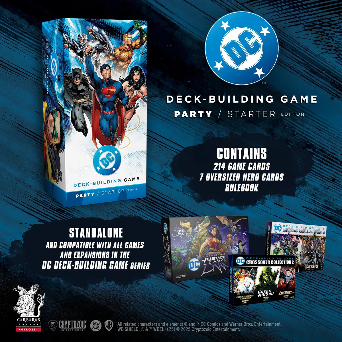 Smooth deck-building flow with Cryptozoic DC Deck-Building Game