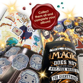 Harry Potter Crystal Art stickers compatible with Starter Pack for seamless crafting