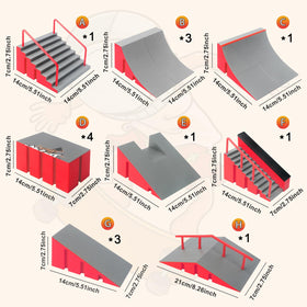 CS COSDDI finger skatepark handrail for smooth stunt practice and portability