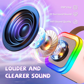 CscyyAmz TF card and AUX inputs support offline singing sessions