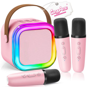 CscyyAmz upgraded mini karaoke machine front view for compact home parties