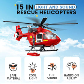 CSDCSD helicopter crane basket in action for load and unload play