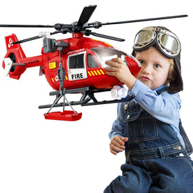 CSDCSD kids helicopter toy for imaginative rescue play
