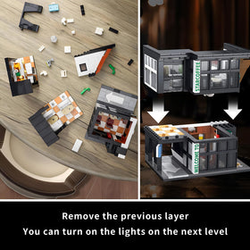 CSNRHG Coffee Shop compact display size for desks or shelves