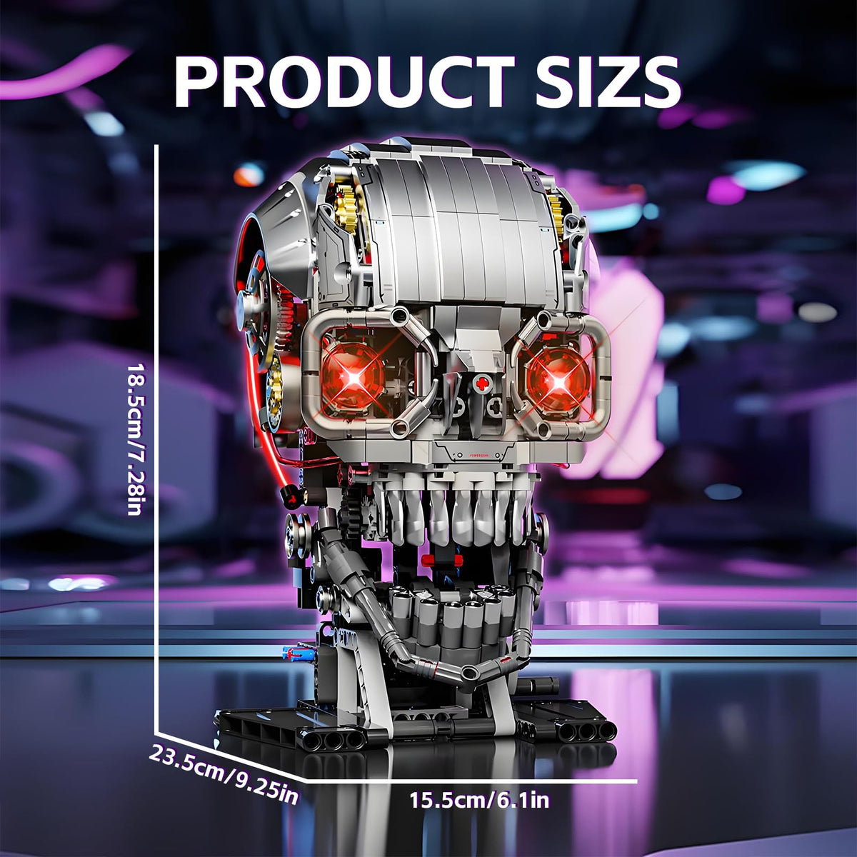 CSNRHG collectible skull toy appeals to horror fans and gothic décor enthusiasts