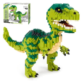 CSNRHG dinosaur tyrannosaurus rex building blocks for imaginative play and fine motor skills.