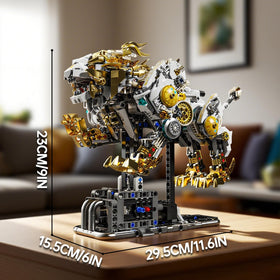 CSNRHG Mechanical Lion articulated limbs enable dynamic posing and interactive building.