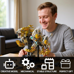 CSNRHG Mechanical Lion claws shine, enhancing premium, collectible appeal.