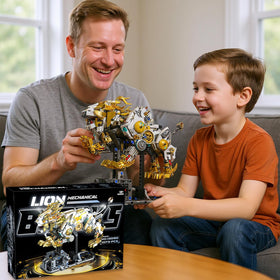 CSNRHG Mechanical Lion gleaming claws emphasize luxury and display appeal.
