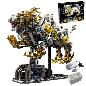 CSNRHG Mechanical Lion gold armored detail highlights premium craftsmanship for display and inspiration.