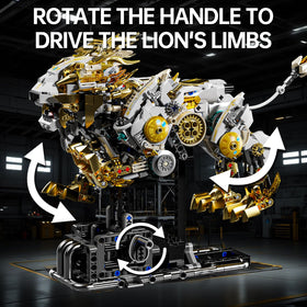 CSNRHG Mechanical Lion mane armor gleams, adding bold visual impact to shelves.