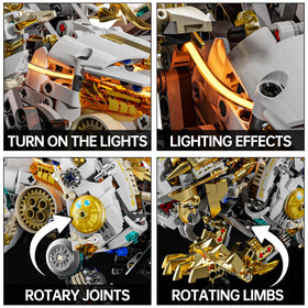 CSNRHG Mechanical Lion motor-ready design opens motion play possibilities.