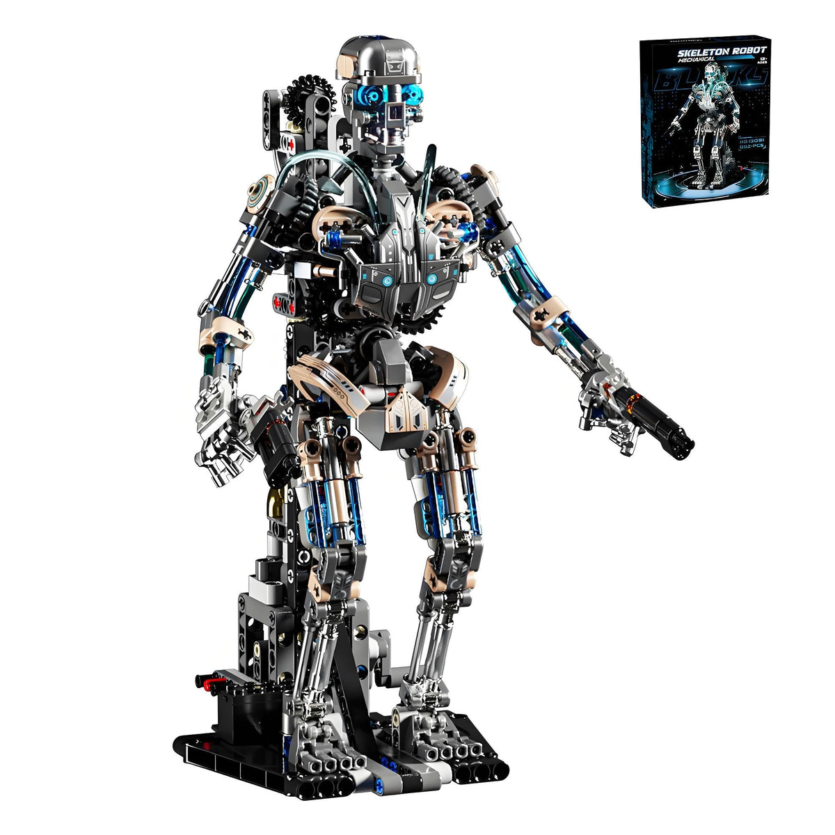 CSNRHG mechanical skeleton robot torso twist for lifelike poses
