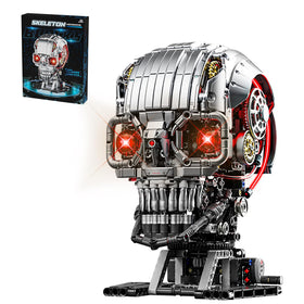 CSNRHG mechanical skull assembly with poseable jaw for interactive display