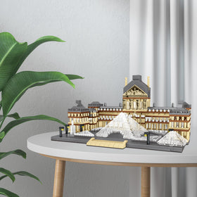 CSNRHG Paris Louvre model window lattice for careful assembly.