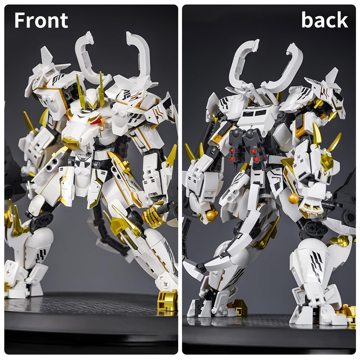 CSNRHG White Tiger Samurai Mech detailed sculpting and lifelike texture.