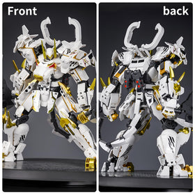 CSNRHG White Tiger Samurai Mech detailed sculpting and lifelike texture.