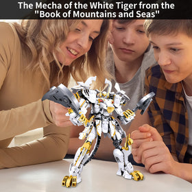 CSNRHG White Tiger Samurai Mech packaging art showcases mythic heritage.