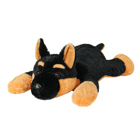CSVBTRF 20-inch German Shepherd plush front view offers a weighted cuddle experience