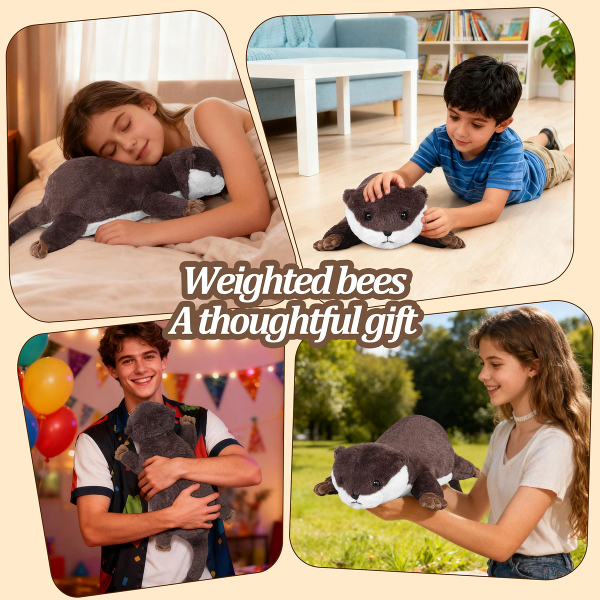 CSVBTRF gift-ready otter stuffed animal makes a thoughtful present