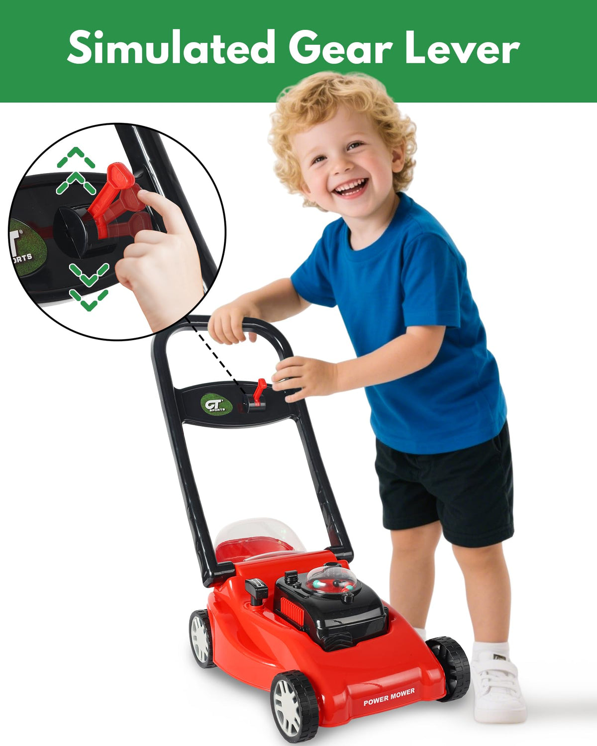 CT SPORTS toy mower suitable for outdoor and indoor play