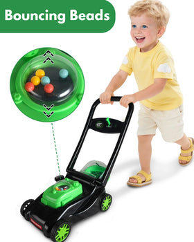 CT SPORTS Kids Lawn Mower is a gift-ready toy for holidays and outdoor play.