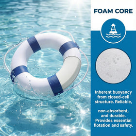 CtopoGo wall decor life ring adds nautical style