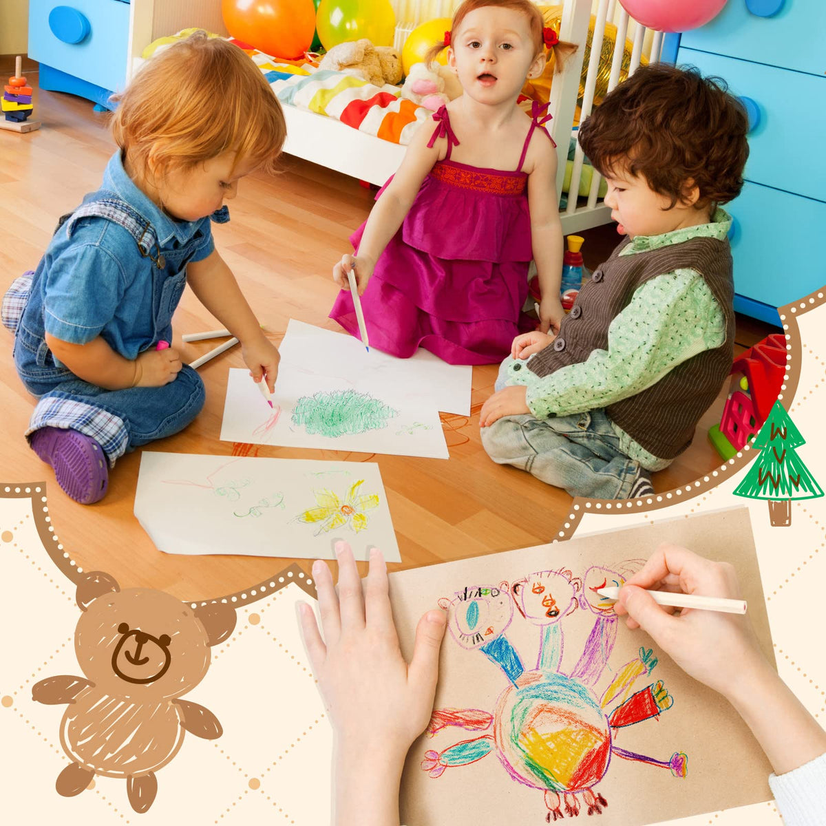Ctosree classroom-activity pencils support creative learning.