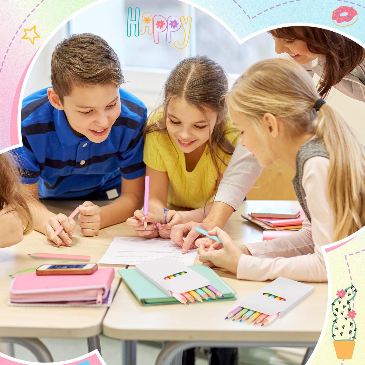 Ctosree ideal for classroom activities, parties, and back-to-school gifts.