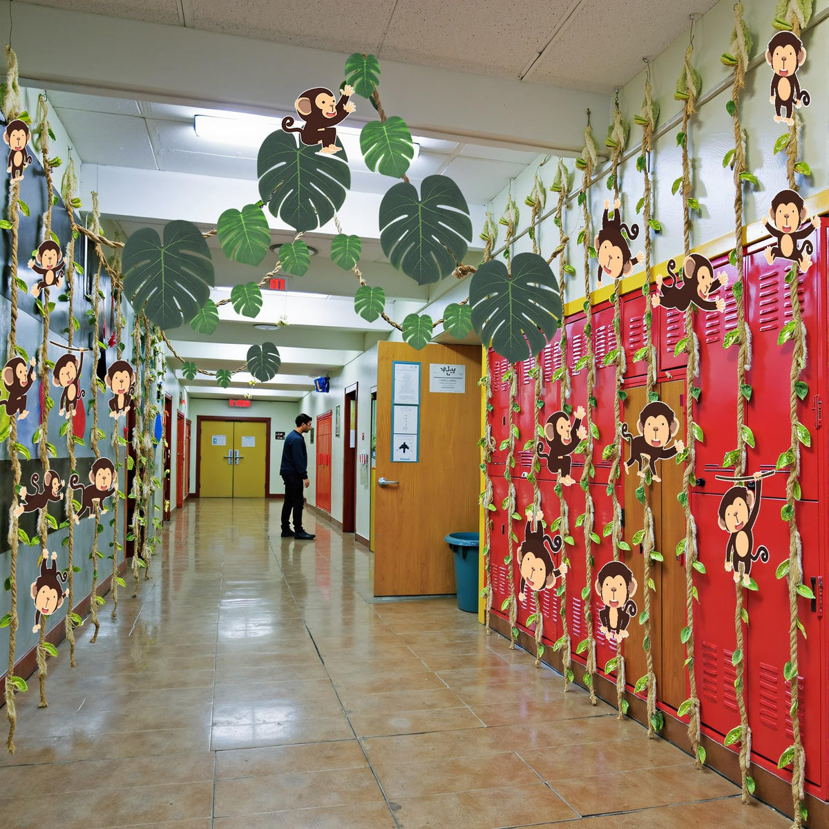 Ctosree monkey cutouts in eight styles bring playful safari vibes.