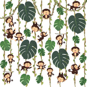 Ctosree tropical palm leaves for lush jungle decor, ideal for party styling.