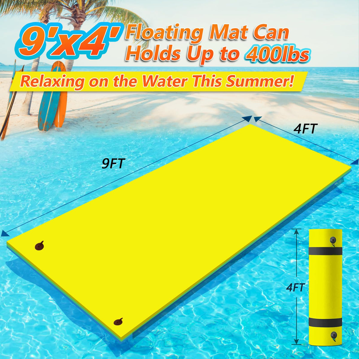 CTSC Lily Pad Floating Mat supports kids and adults enjoying shore-to-water play.