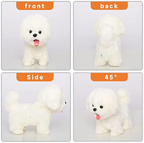 CU-MATE Maltese puppy talking demonstrates speech imitation for engaging conversations.