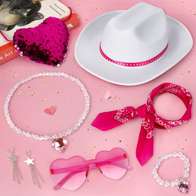 Cubacubo Cowgirl Costume cowboy hat completes the western outfit