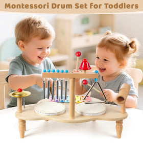 Cubacubo cymbal adds bright percussion accents for pretend play
