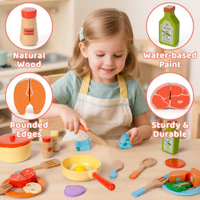 Cubacubo pot and pan set offers realistic pretend cooking for budding chefs.