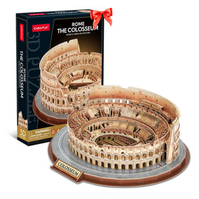 CubicFun Colosseum 3D puzzle box front view with gift-ready packaging.
