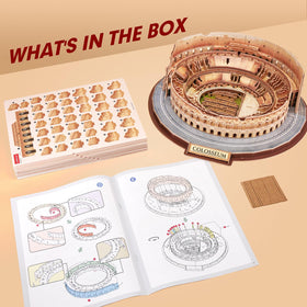 CubicFun Colosseum packaging box with gift-ready presentation.
