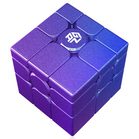 CuberShop GAN Mirror M Cube in purple with UV coating; smooth front view for scratch resistance.